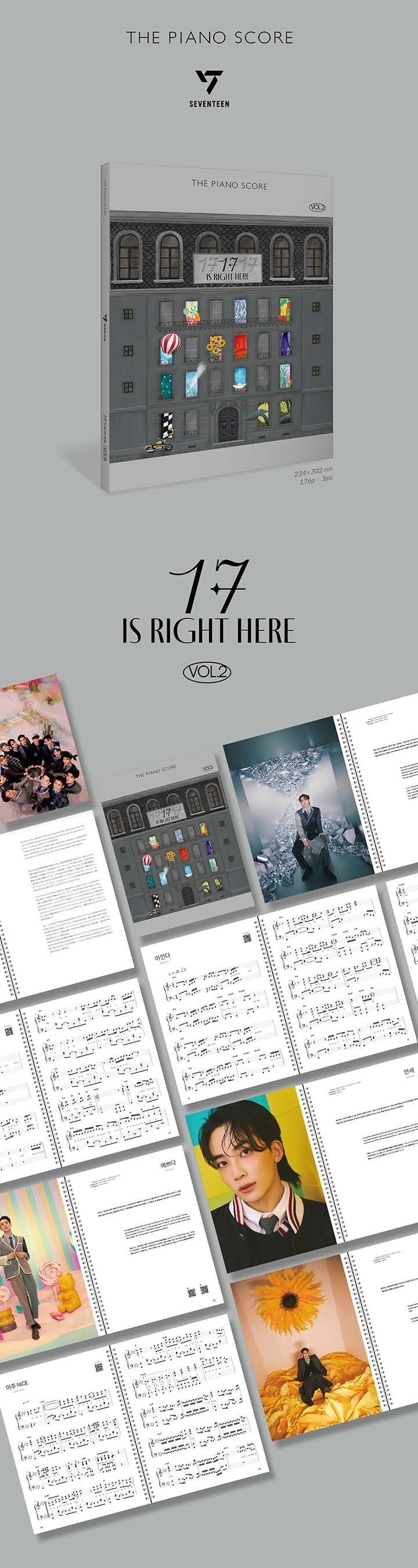 SEVENTEEN - The Piano Score: 17 IS RIGHT HERE Vol.2