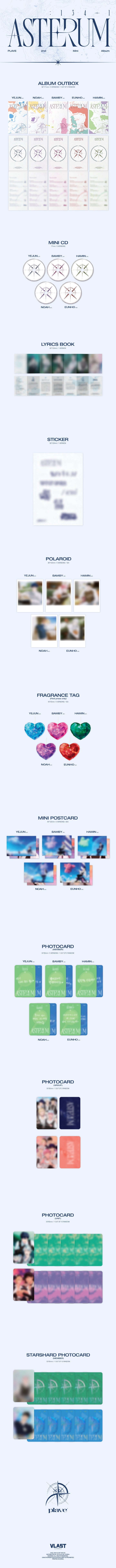 PLAVE - ASTERUM : 134-1 (2nd Mini Album) Mini CD Ver. SET