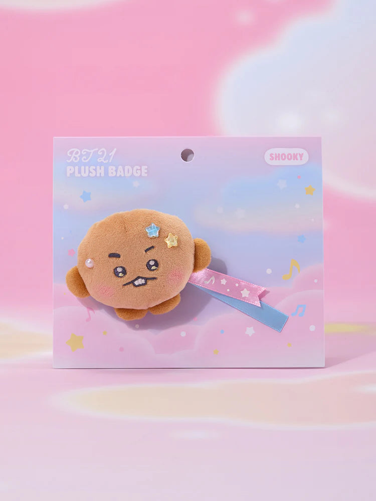 BT21 - Beyond The Journey Plush Badge - SHOOKY