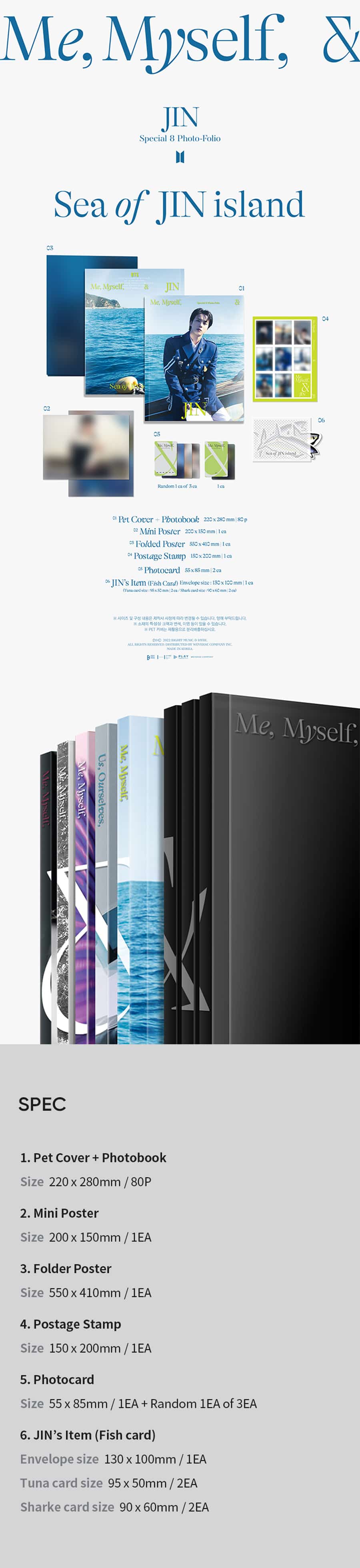 Special 8 Photo-Folio Me, Myself, and Jin ‘Sea of JIN island’