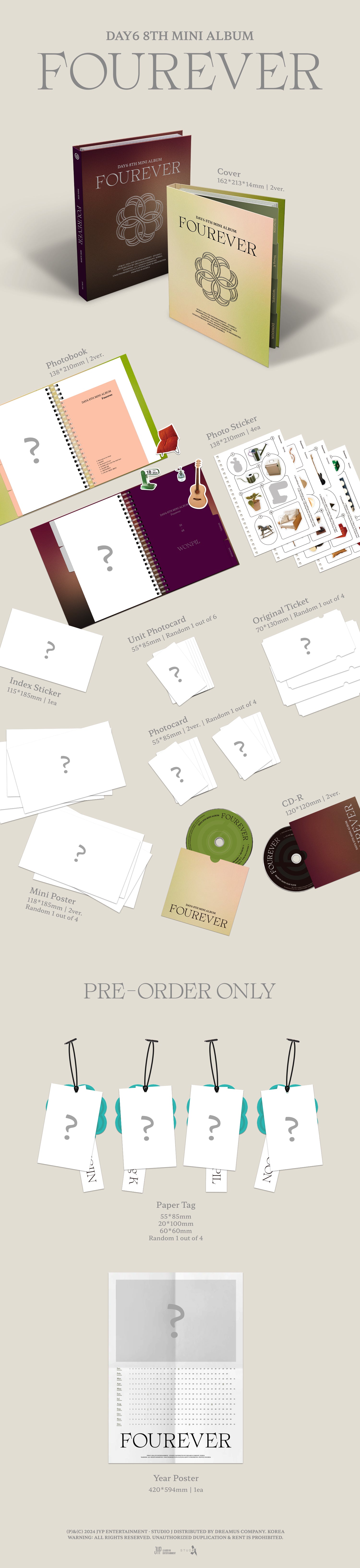 DAY6 - Fourever (8th Mini Album)