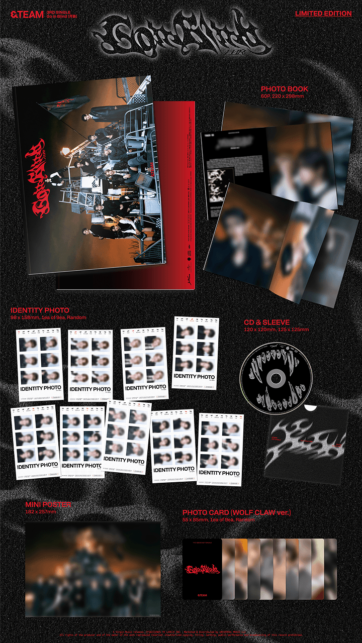 &TEAM - Go in Blind (3rd Single Album) Limited Edition