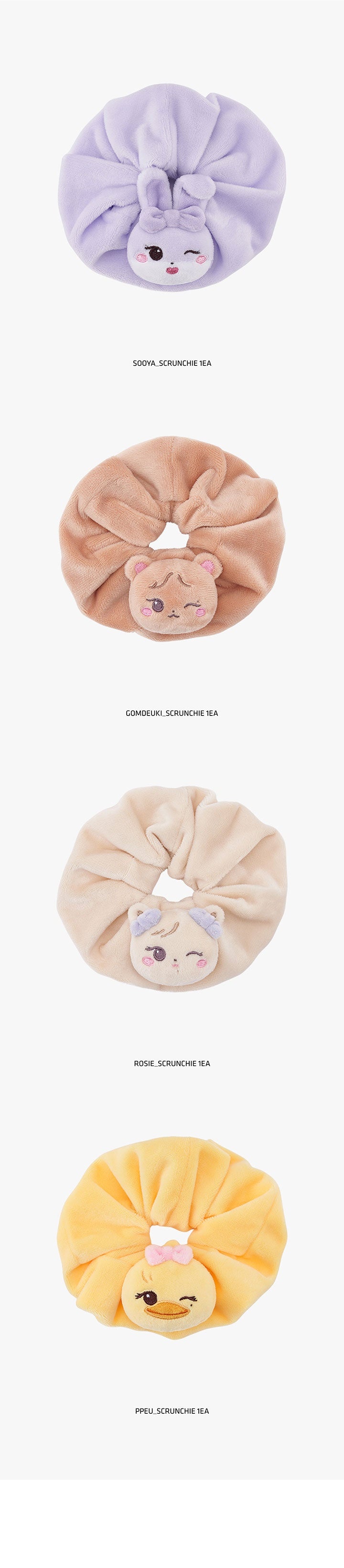 BLACKPINK - DEADLINE TOUR Character Light Stick Plush Scrunchie