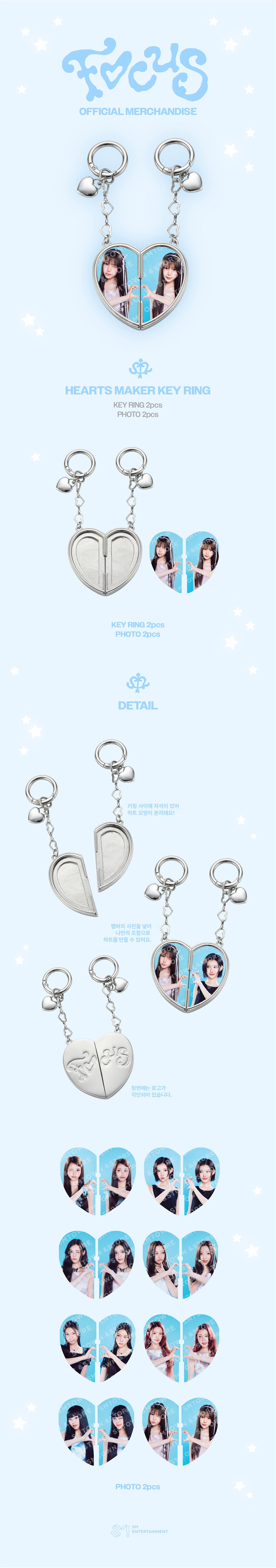 Hearts2Hearts - FOCUS (Hearts Maker Key Ring)