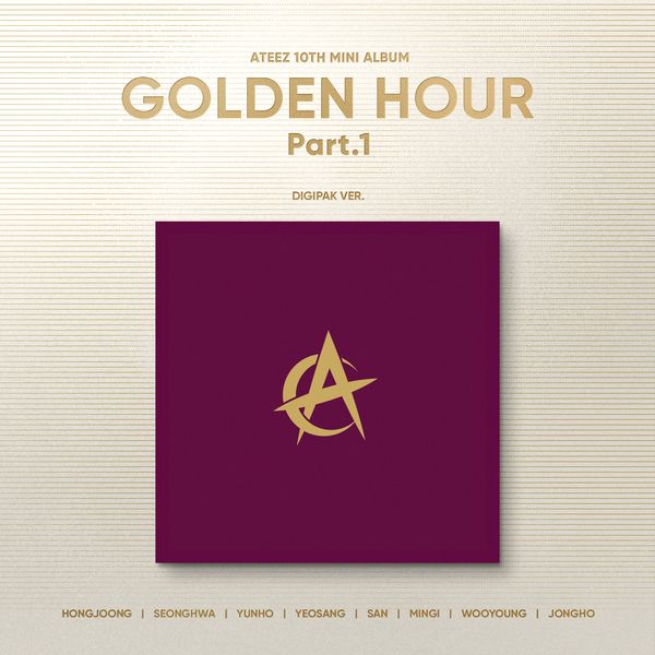 ATEEZ - GOLDEN HOUR : Part.1 (10th Mini Album) Digipak Ver.