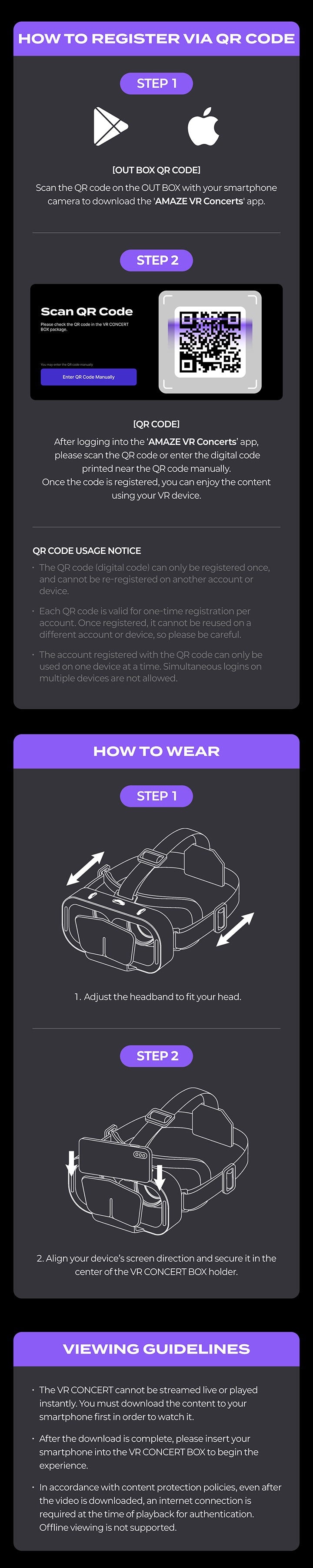 TOMORROW X TOGETHER - VR Concert Box HYPERFOCUS Package