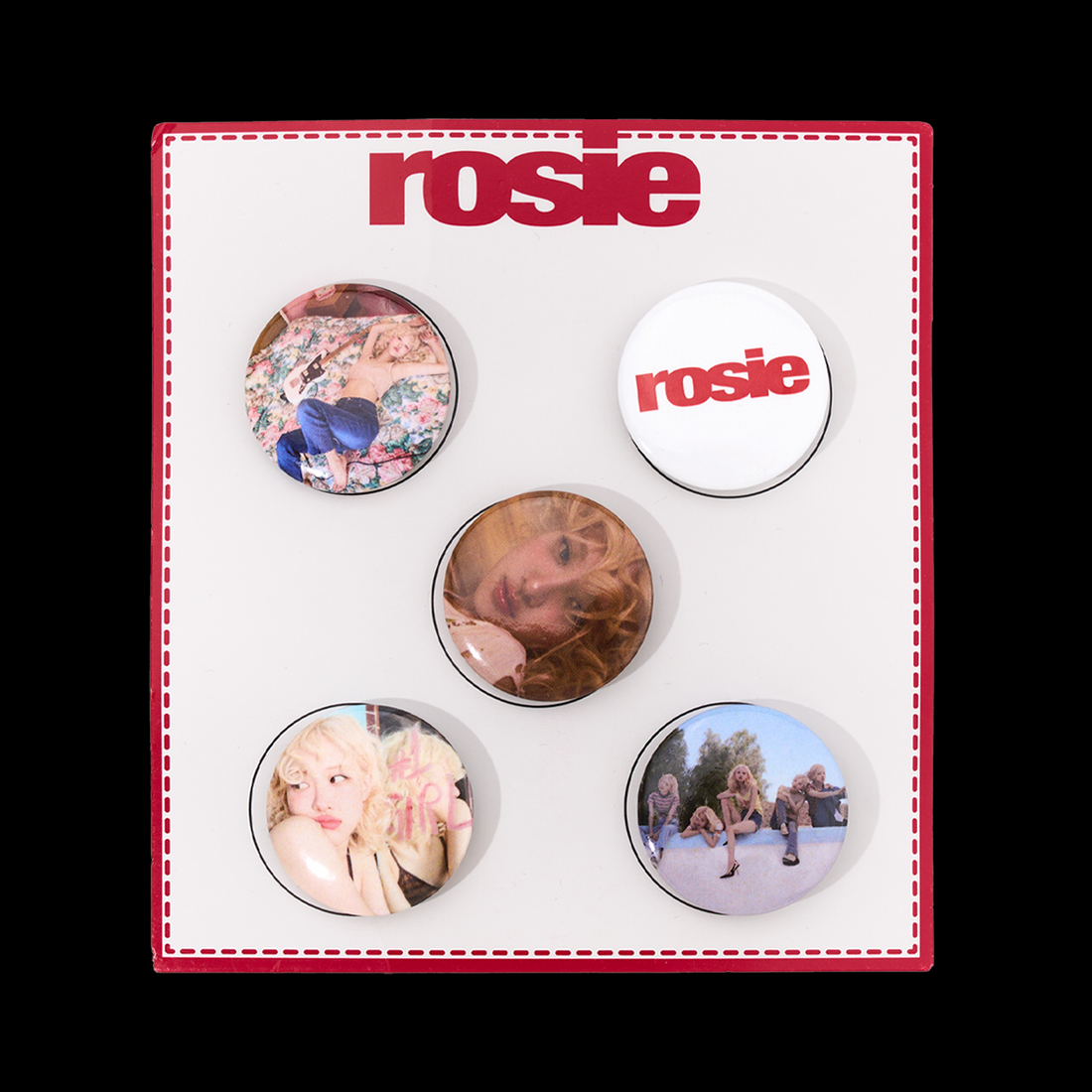 ROSÉ - ROSIE Pin Button Set