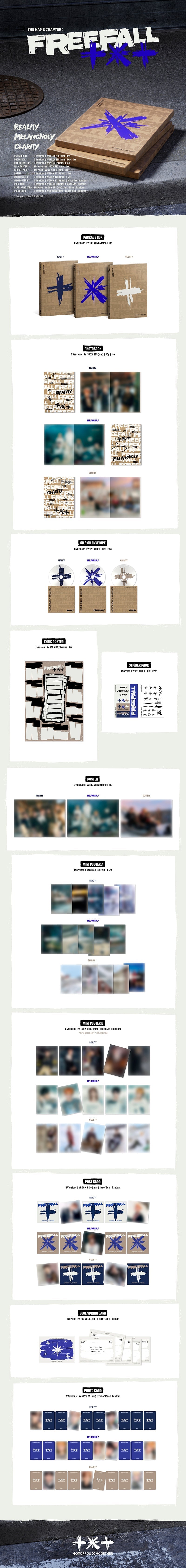 TXT - THE NAME CHAPTER : FREEFALL (3rd Full Album)