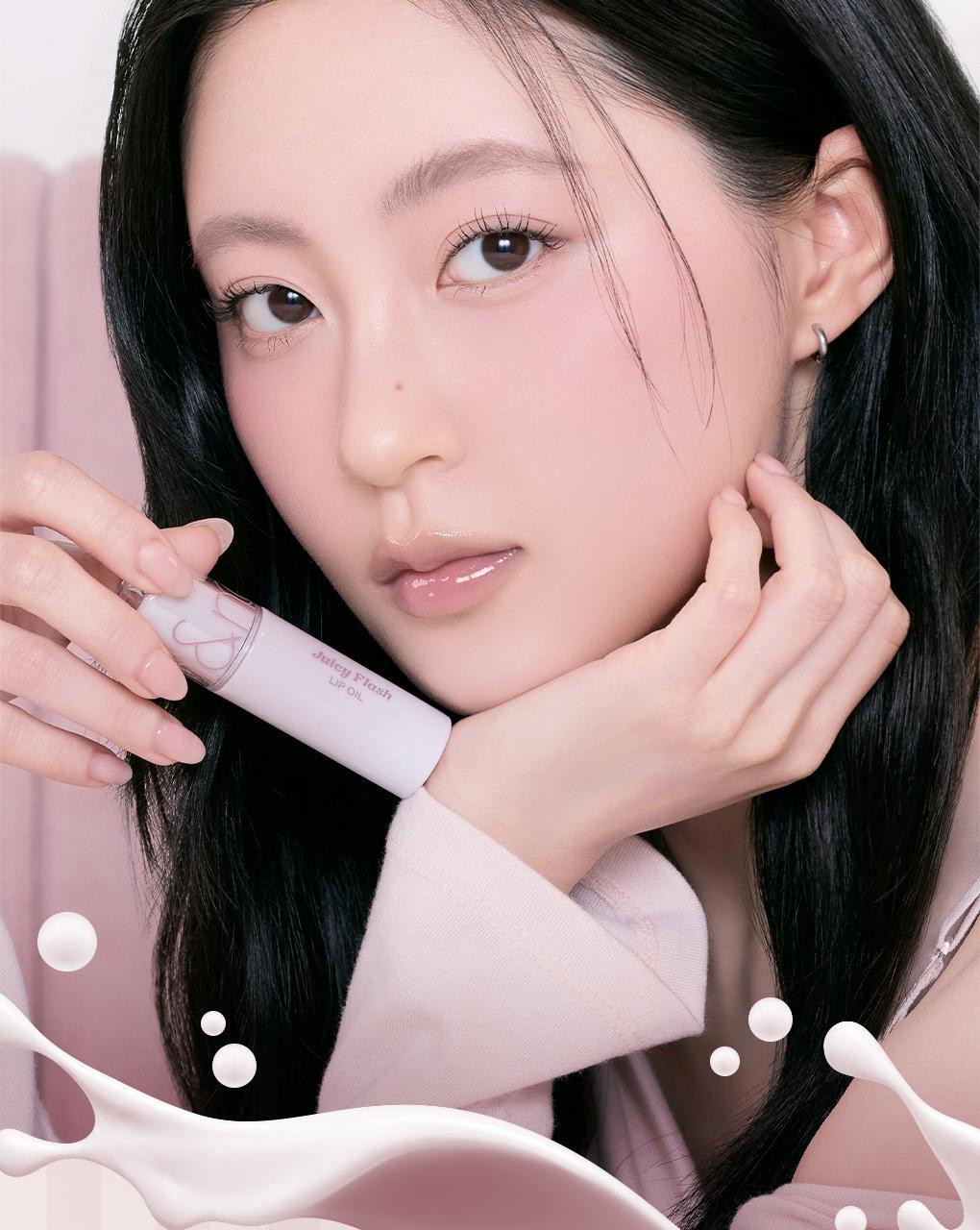 rom&nd - Juicy Flash Lip Oil (ILLIT WONHEE Pink)