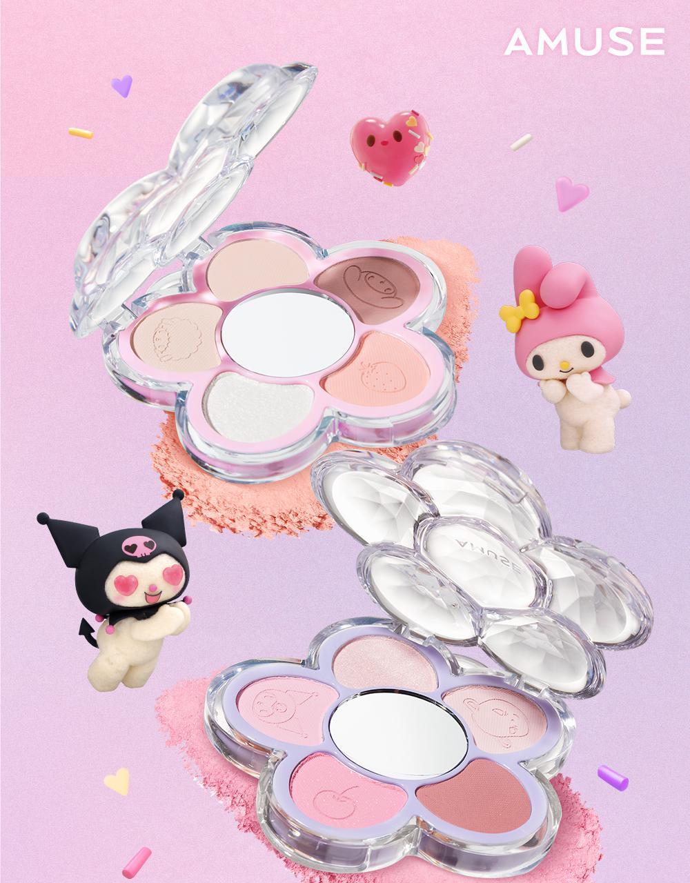 AMUSE Flora Eye Palette (My Melody & Kuromi Special Edition)
