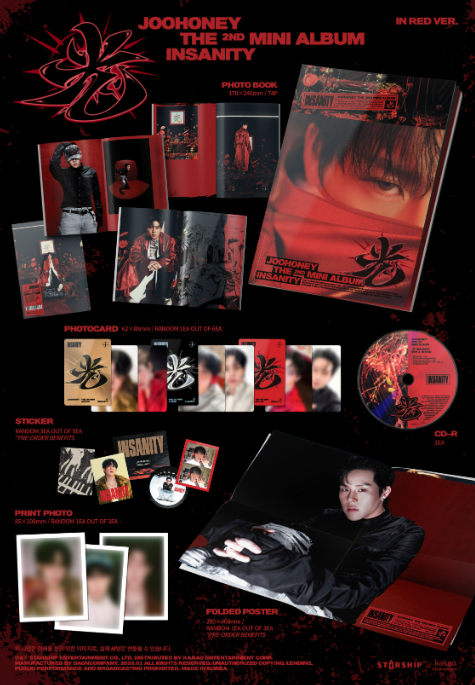 JOOHONEY - 2nd Mini Album INSANITY