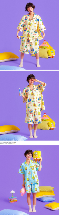 KAKAO FRIENDS x SpongeBob - Cooling Pajama Set