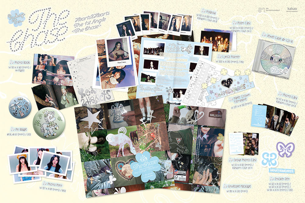 Hearts2Hearts - The Chase (1st Single Album) Package Ver.