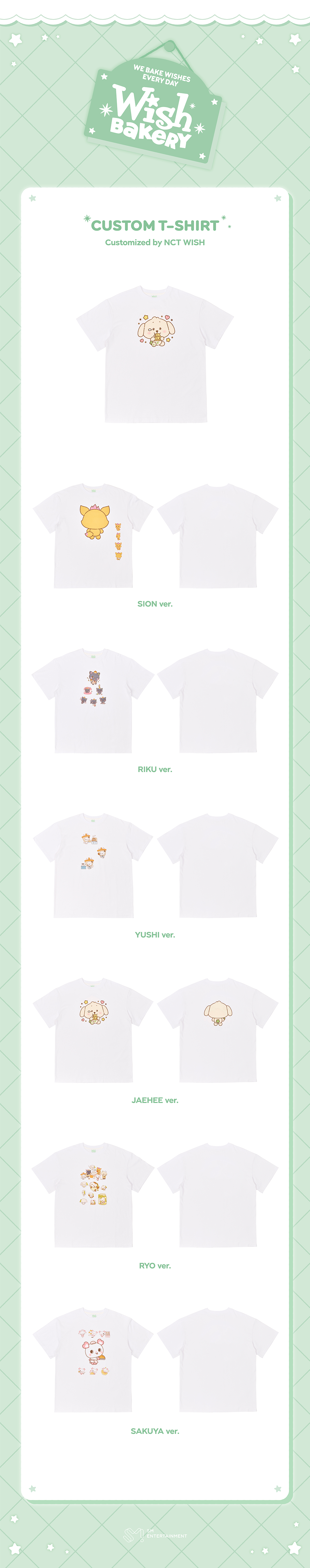 NCT WISH - 2026 Pop-Up 'WISH BAKERY' Deco Sticker Set