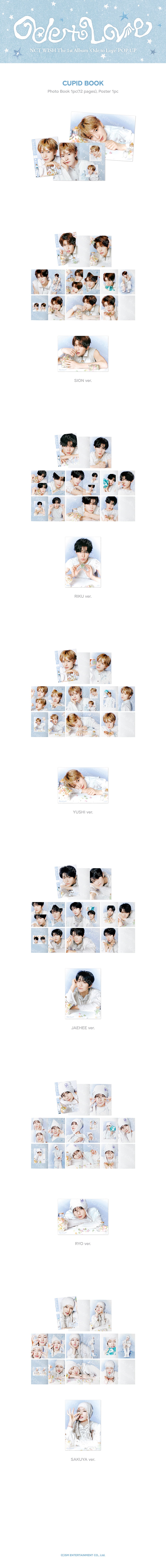 NCT WISH - Cupid Book (Ode to Love POP UP MD)