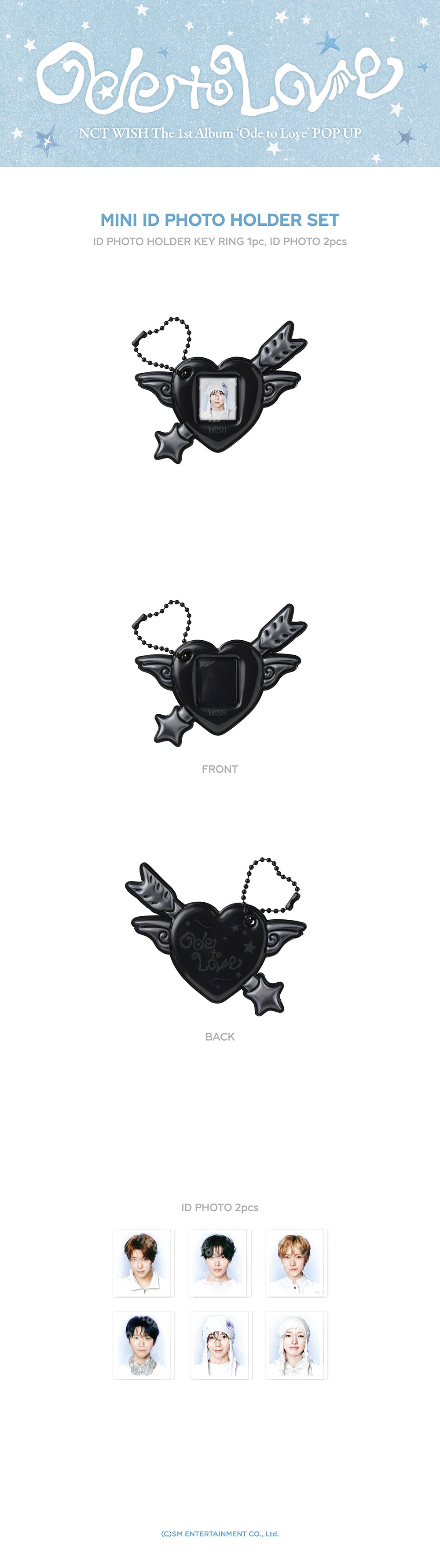 NCT WISH - Mini ID Photo Holder Set (Ode to Love POP UP MD)