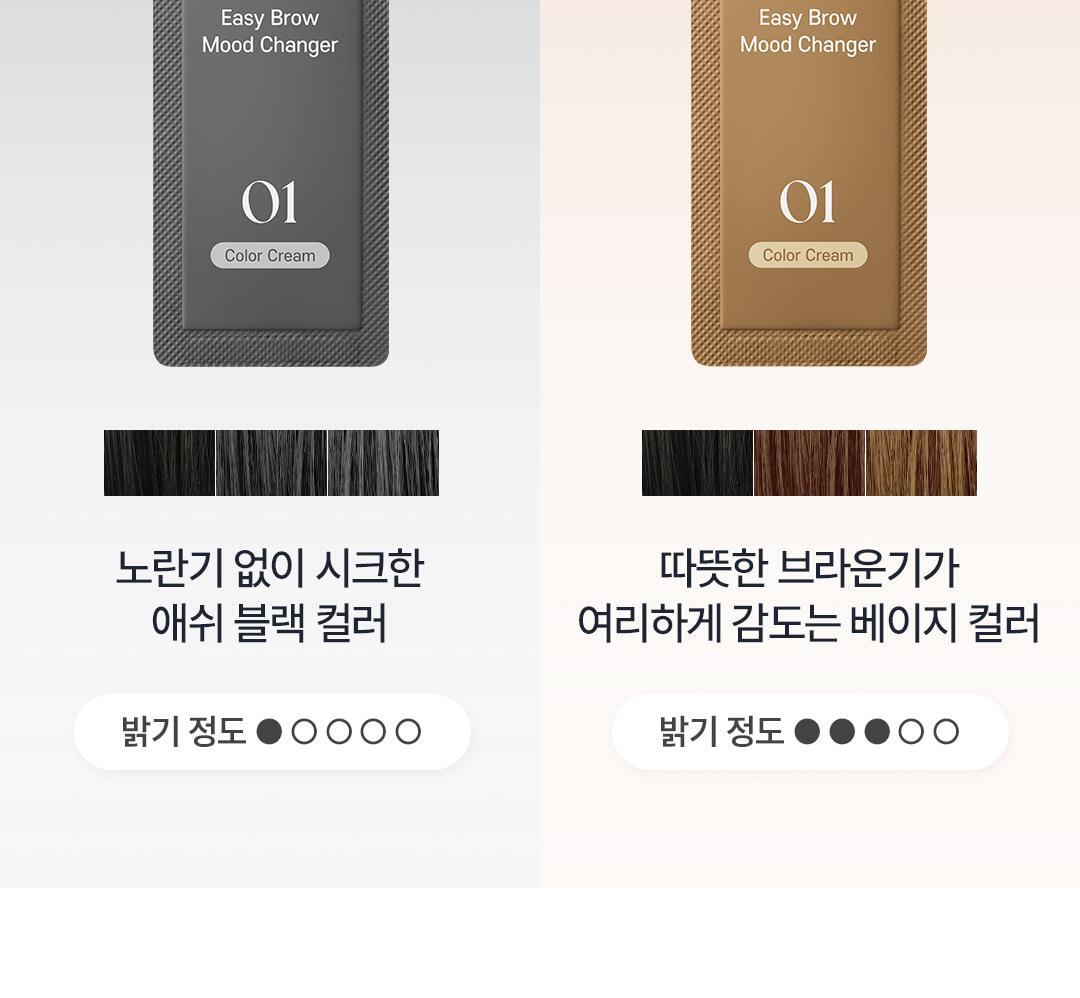 COSNORI - Easy Brow Changer (5ea) + Eyelash Serum Roll-On 6ml