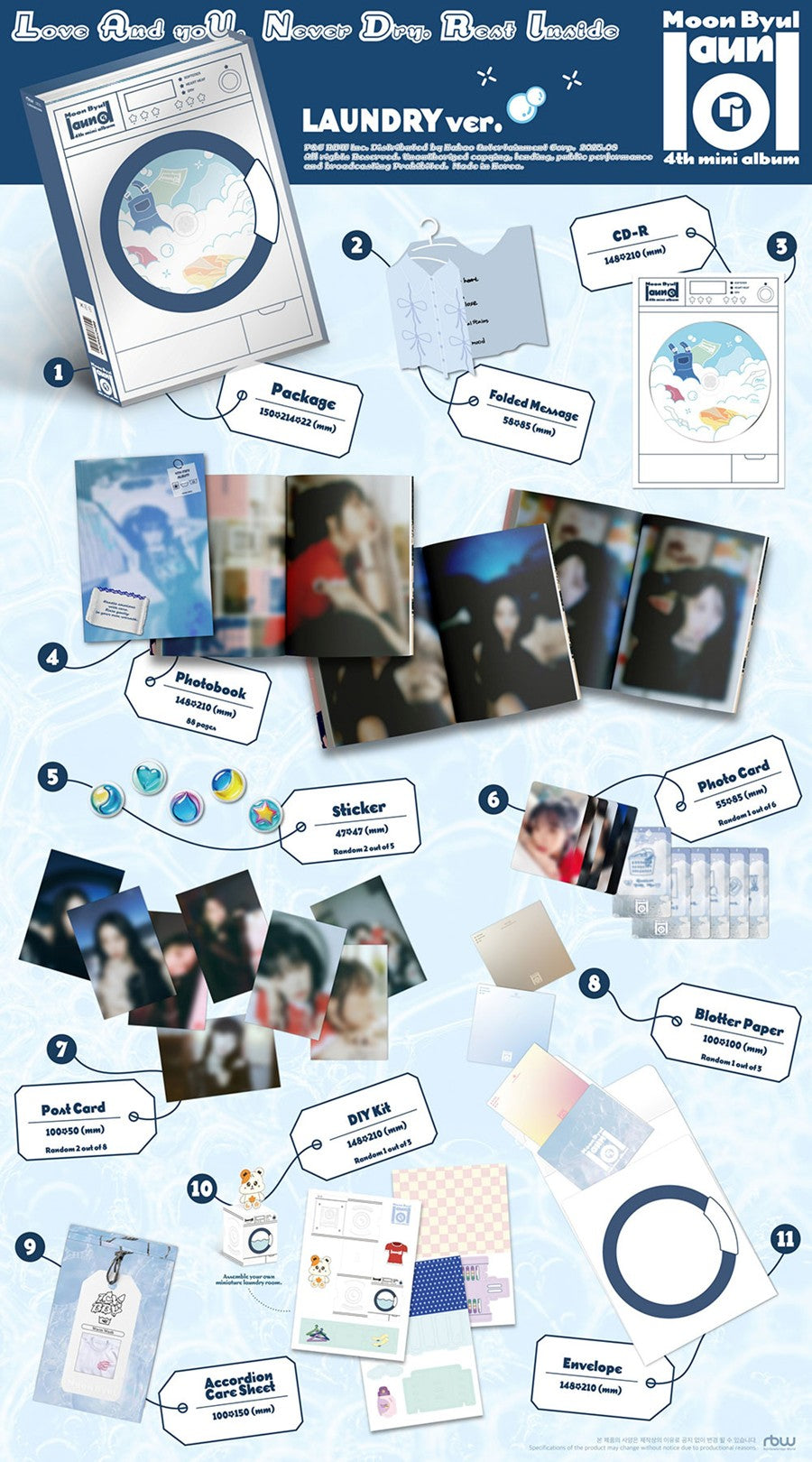 MOON BYUL – laundri (4th Mini Album) LAUNDRY Ver.