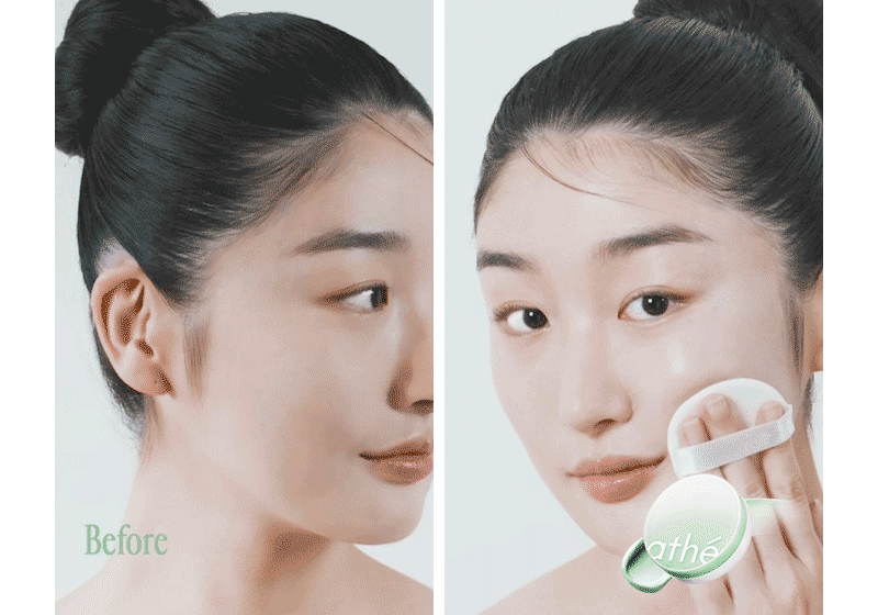 athe x Pompompurin - Tone-Up Sun Cushion
