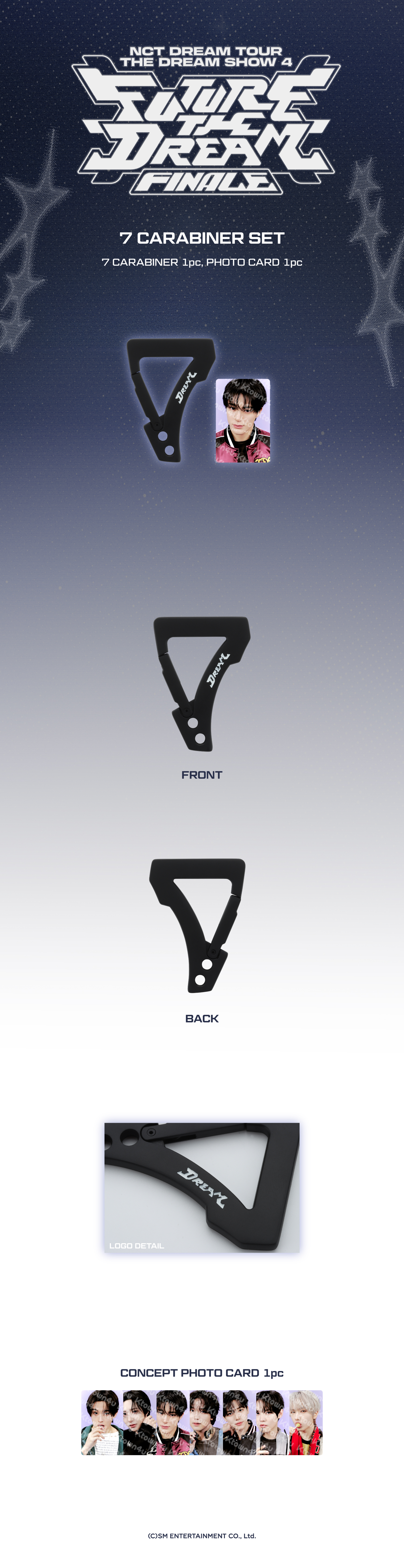 NCT DREAM - The Dream Show 4: Future The Dream Finale (7 Carabiner Set)