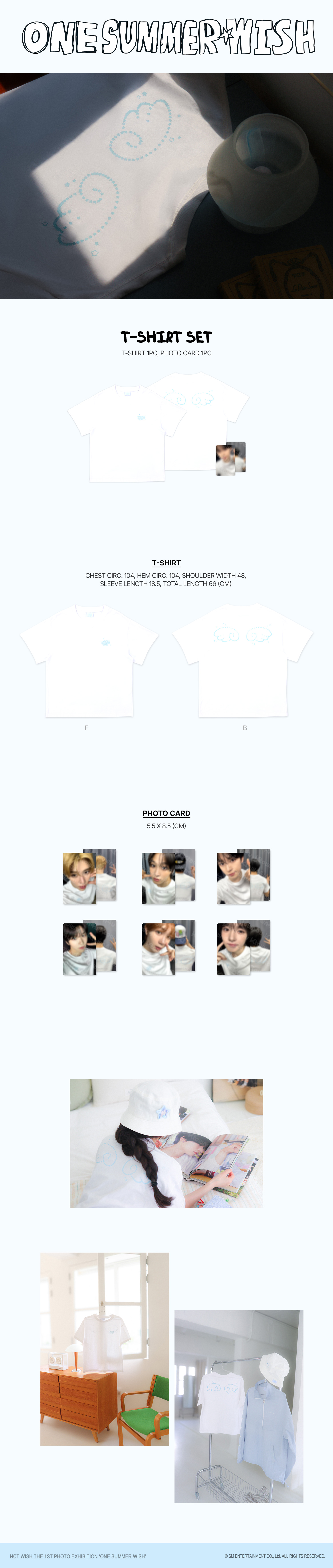 NCT WISH - ONE SUMMER WISH T-Shirt Set
