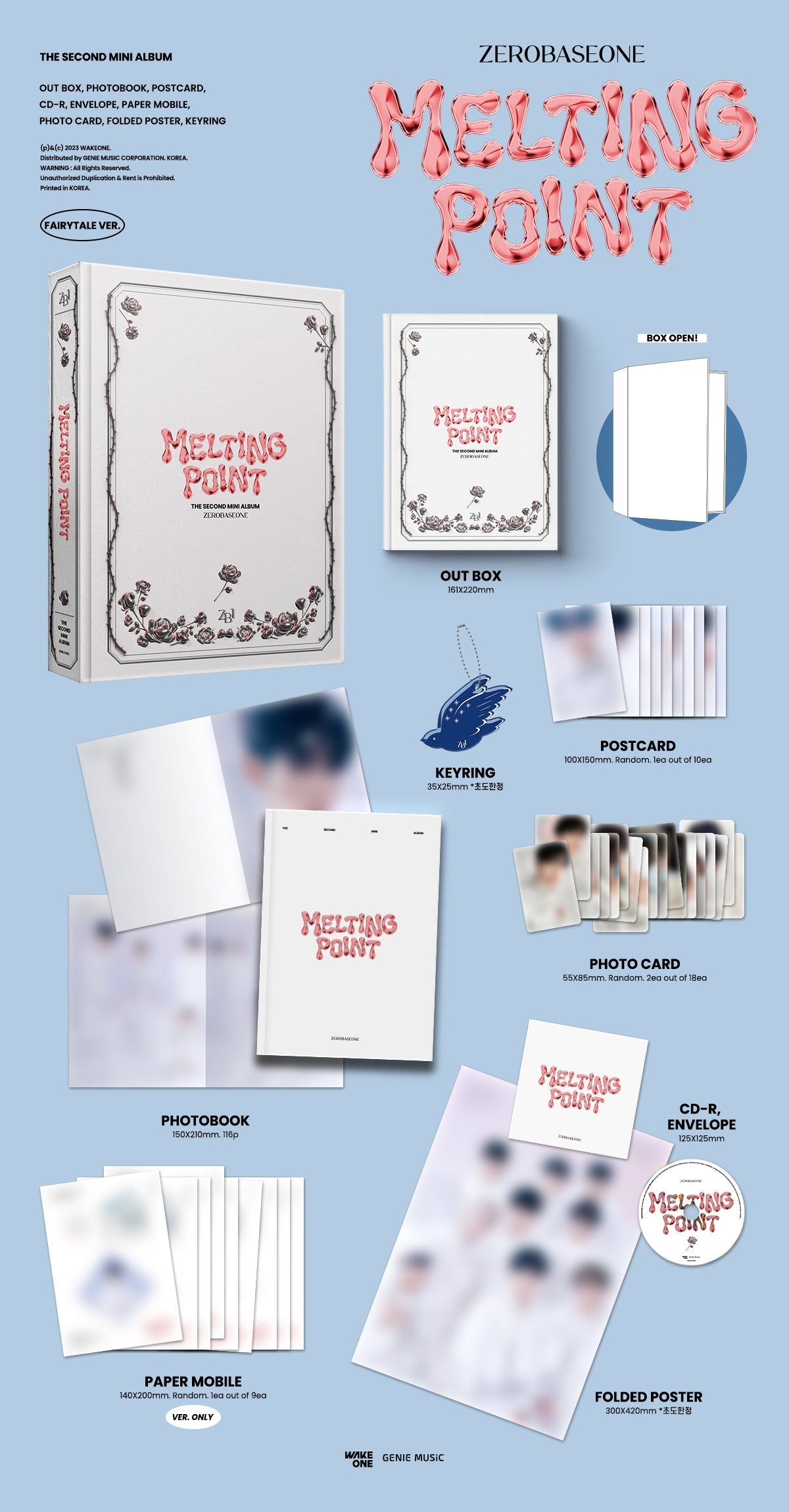 ZEROBASEONE - MELTING POINT (2nd Mini Album) Photobook Ver.