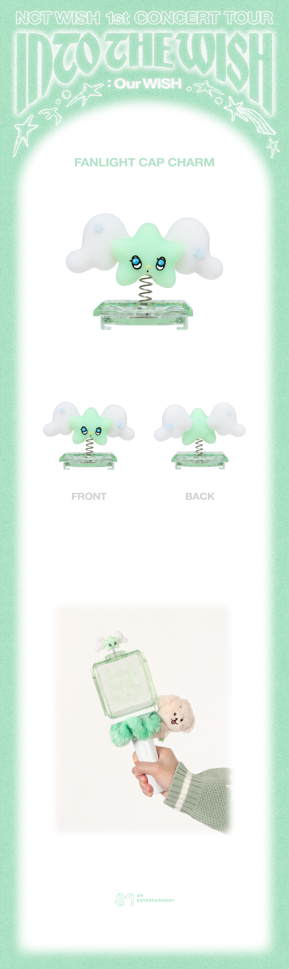 NCT WISH - INTO THE WISH : Our WISH (WICHU Fanlight Cap Charm)