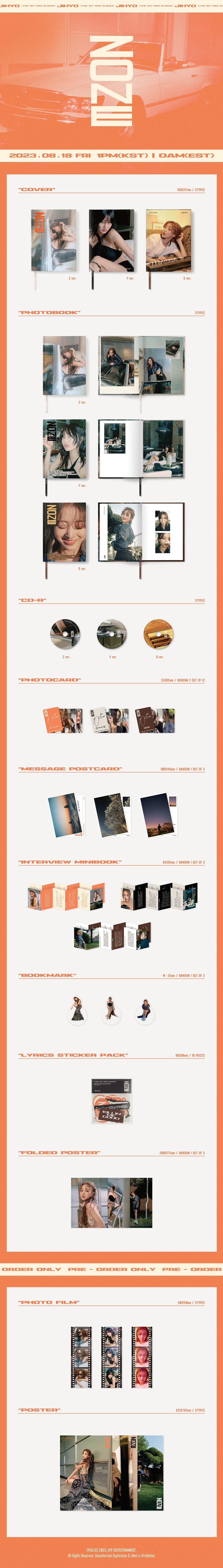 JIHYO (TWICE) - ZONE (1st Mini Album)