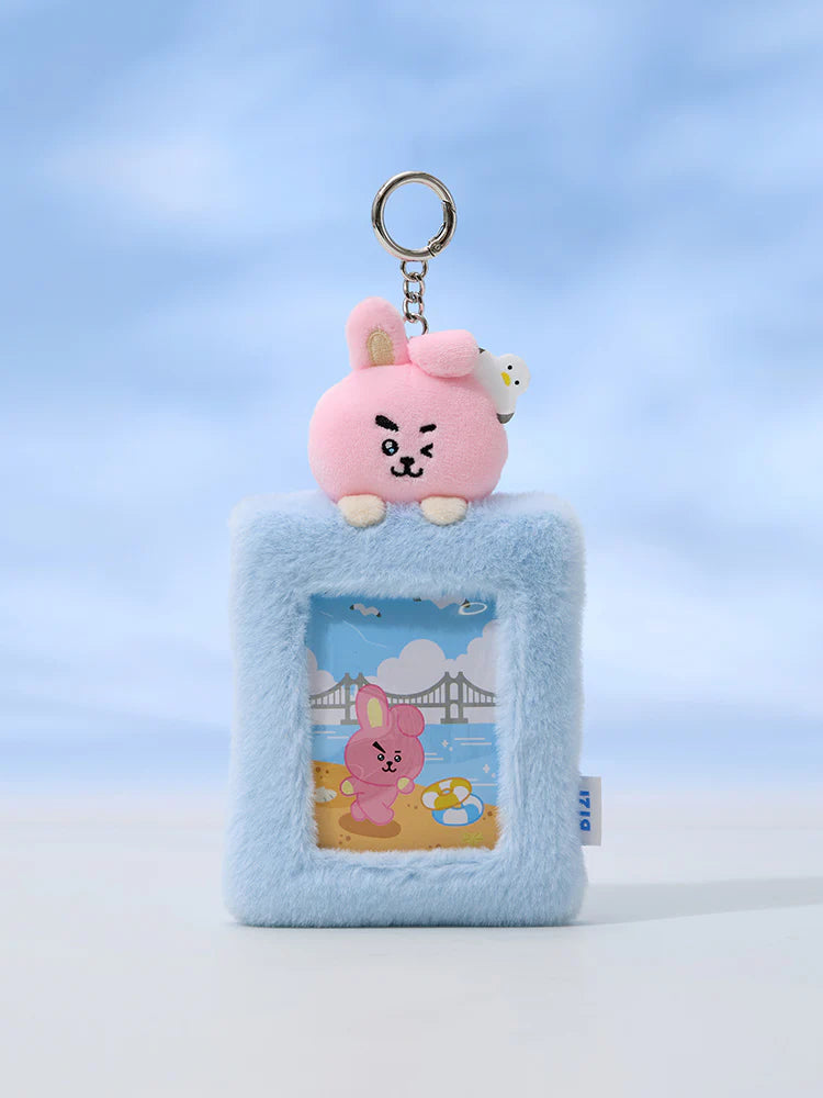 BT21 Plush Photocard Holder Keyring Busan COOKY
