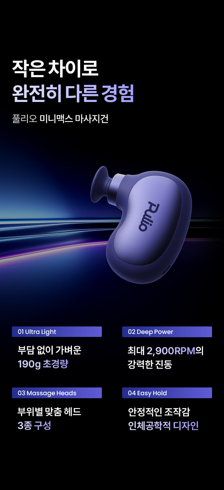 Pulio - Mini Max Massage Gun