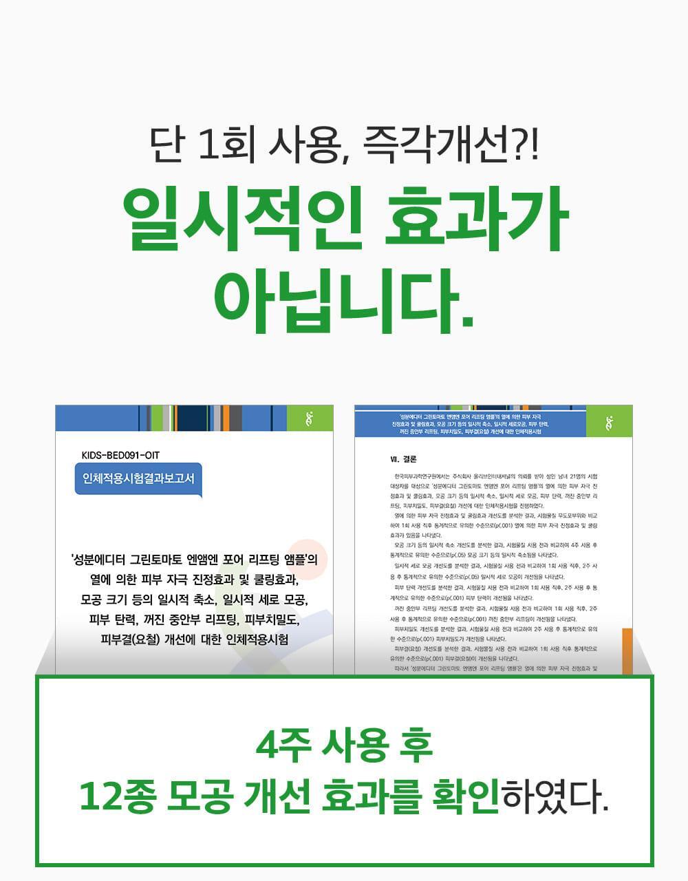 SUNGBOON EDITOR Green Tomato NMN Pore Lifting Ampoule 40ml (1+1)