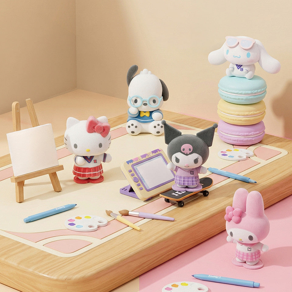 ROYCHE - Sanrio School Uniform Flocking Figure