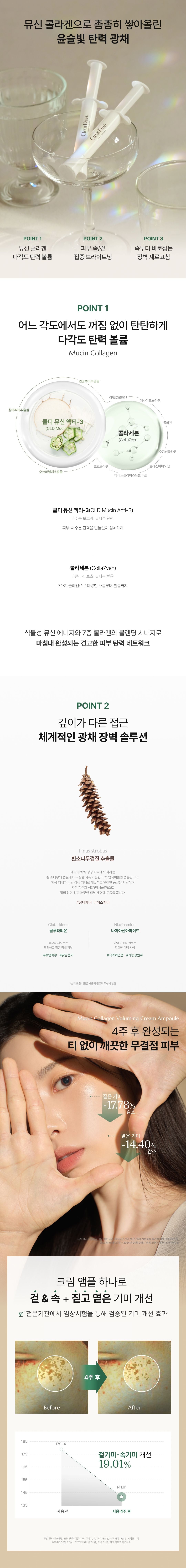 ClearDea - Mucin Collagen Voluming Cream Ampoule
