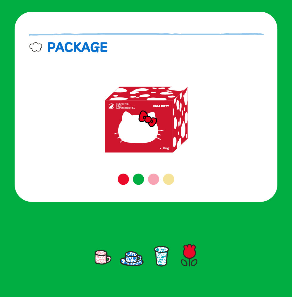 [HELLO KITTY EDITION] CROW CANYON Mug 340ml