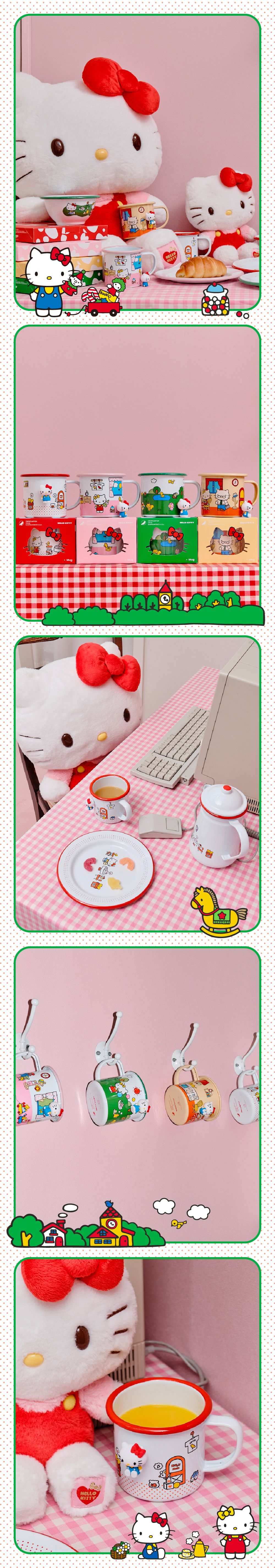 [HELLO KITTY EDITION] CROW CANYON Mug 340ml