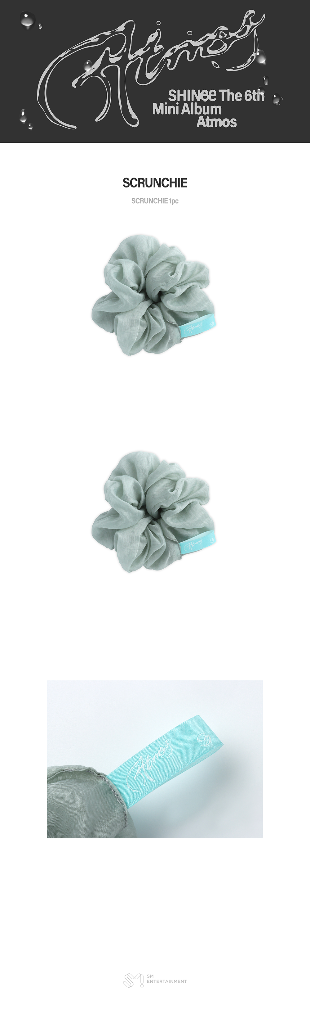 [PRE-ORDER] SHINee - Atmos Pop-Up MD Hair Scrunchie