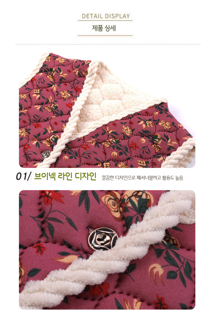 K-Idol Trend - Quilted Vest (Korean Hot Item)
