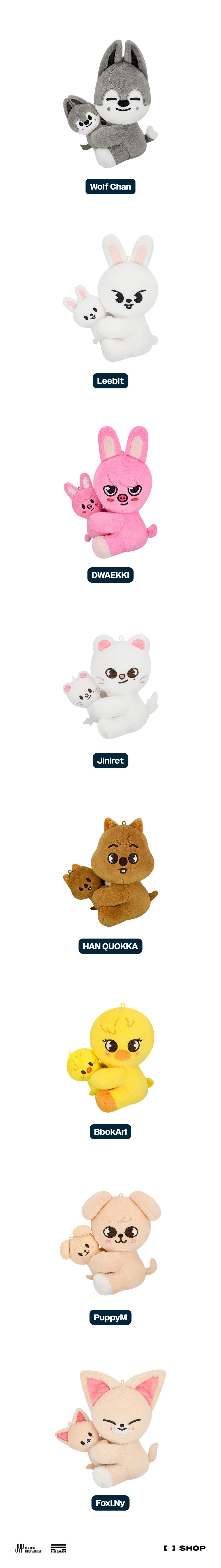 Stray Kids - [dominATE : celebrATE] SKZOO Magnet Plush Set [Pre-Order]