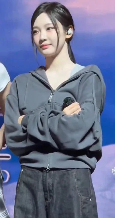 SCULPTOR - Beaded Saint Hoodie Zip-Up (aespa NINGNING Wear)