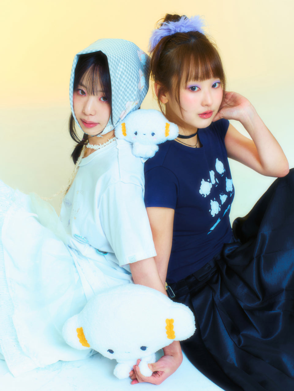 TUOMIO x Sanrio Characters - Cogimyun Oversized T-Shirt (White)