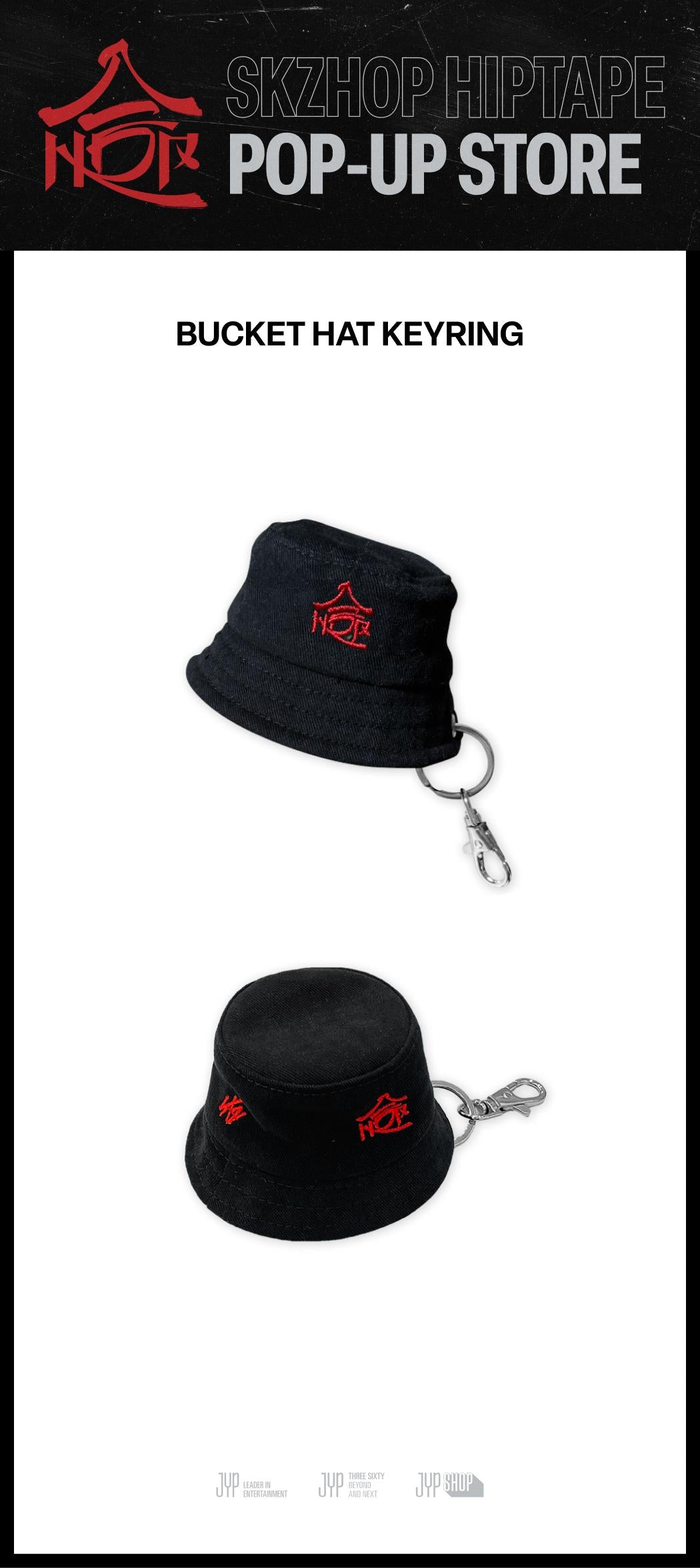 Stray Kids - Hop Pop-Up Store (Bucket Hat Keyring)