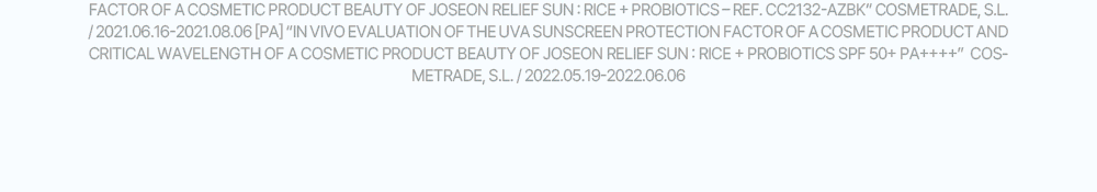Beauty of Joseon - Relief Sun: Rice + Probiotics 50ml (+10ml × 2)