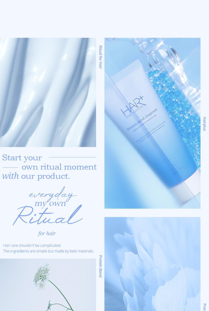 HAiR+ - Protein Bond Ampoule Essence 70ml x 2ea + Perfume Multi Balm 10g (Pokémon Collaboration)