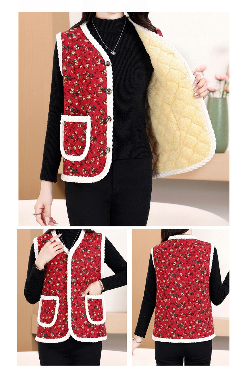 K-Idol Trend - Quilted Vest (Korean Hot Item)