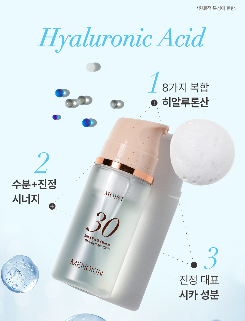 MENOKIN - 30 Seconds Quick Bubble Mask (+ Pack Brush)