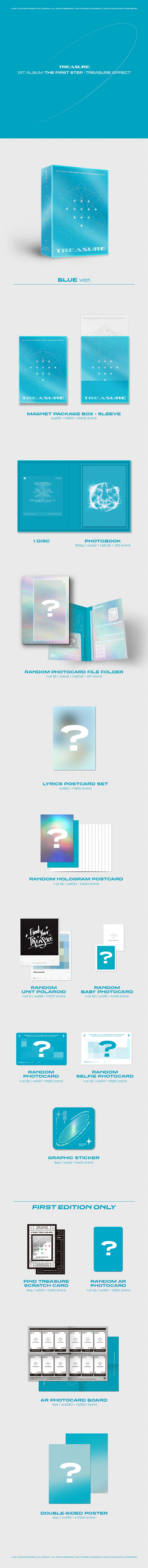 TREASURE - THE FIRST STEP : TREASURE EFFECT (1st Full Album)