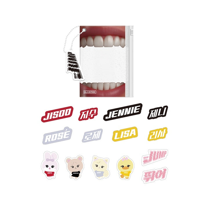 BLACKPINK - [JUMP] PVC Pouch + Sticker Set [PRE-ORDER]