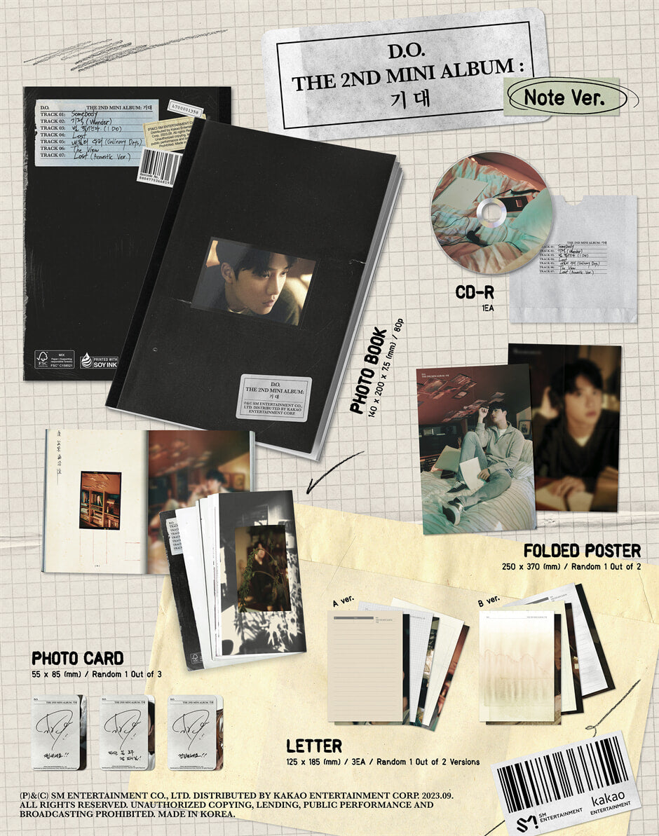 DOH KYUNG SOO - ANTICIPATION (2nd Mini Album) Note Ver.
