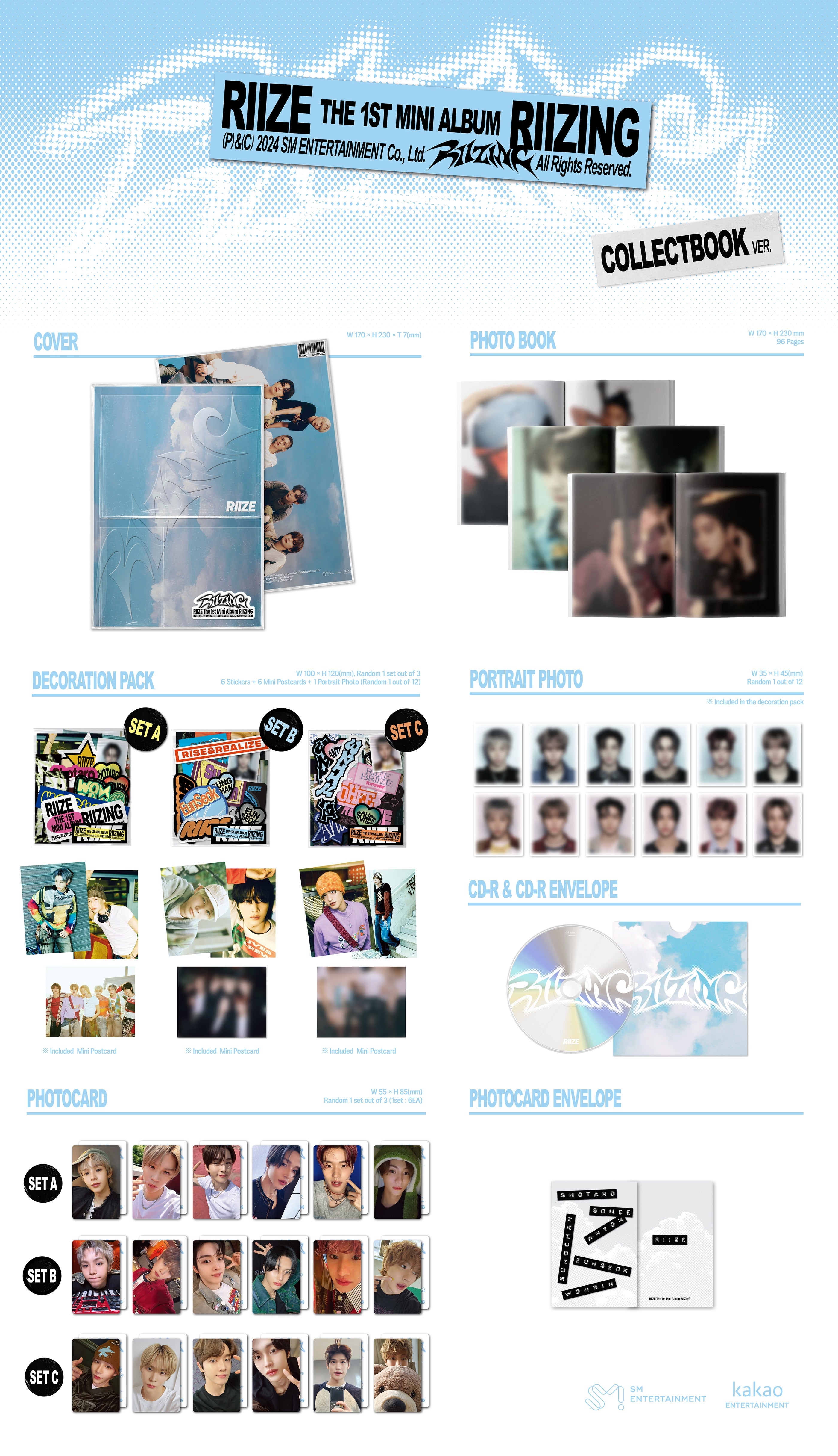 RIIZE - RIIZING (1st Mini Album) Collect Book Ver.
