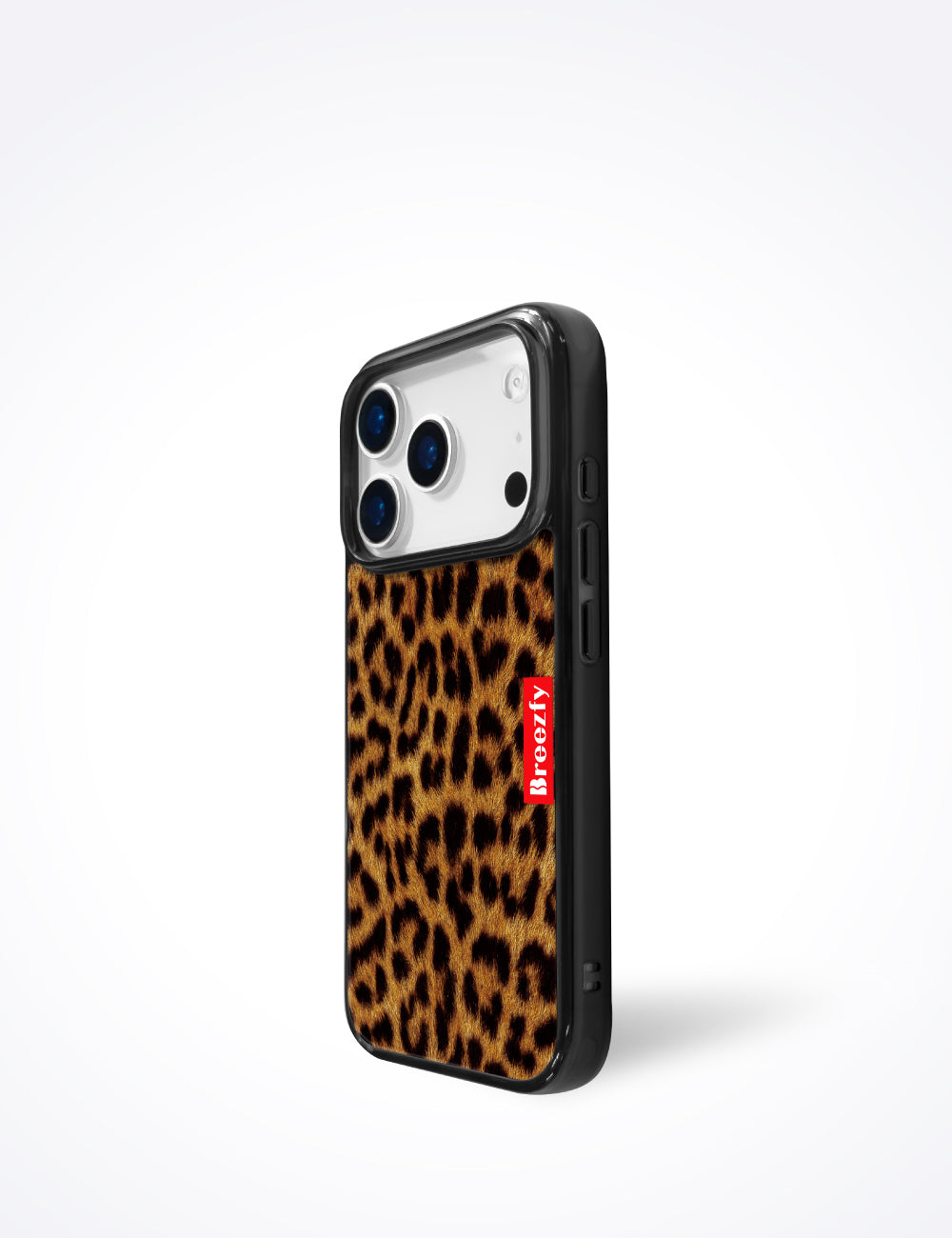 Breezfy - Leopard MagSafe iPhone Case - Graphite Frame (Stray Kids I.N Wear)
